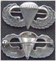 WWII Paratrooper Badge Sterling H&H Design