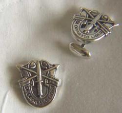 US Special Forces Cuff links Sterling Silver