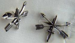 US Special Forces Arrow Cuff links Sterling Silver