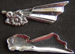 Menuki Sword Fitting Sterling Silver 616
