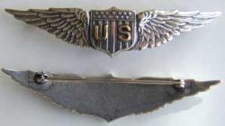 WWI Tiffany Designed Pilot Wing Sterling
