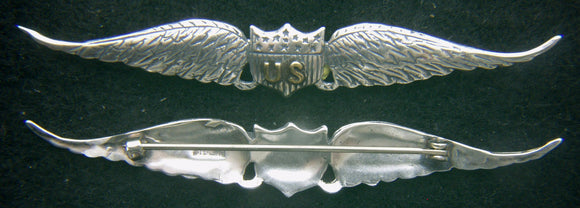 WWI Eisenstadt Mustache Pilot Wing 3 inch