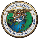 Naval Special Warfare Command (NSWC) Metal Sign