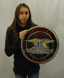 Naval Special Warfare Unit Special Boat Team 12 All Metal Sign