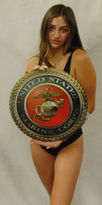 United States Marine CORP EMBLEM All Metal Sign