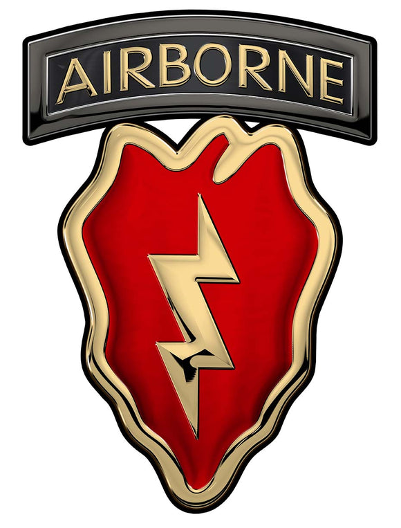 4th Brigade Combat Team 25th Infantry (Airborne) Metal Sign 11 x 16