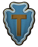 36th Infantry Division Metal Sign 12 x 17"