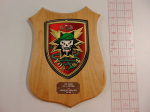 Military Assistance Command, Vietnam – Studies and Observations Group MACVSOG MACV SOG (FOB 4) Da Nang Wooded Plaque with Your Engraving