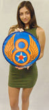 WWII 8th Army Air CORPS All Metal Sign 14" Round