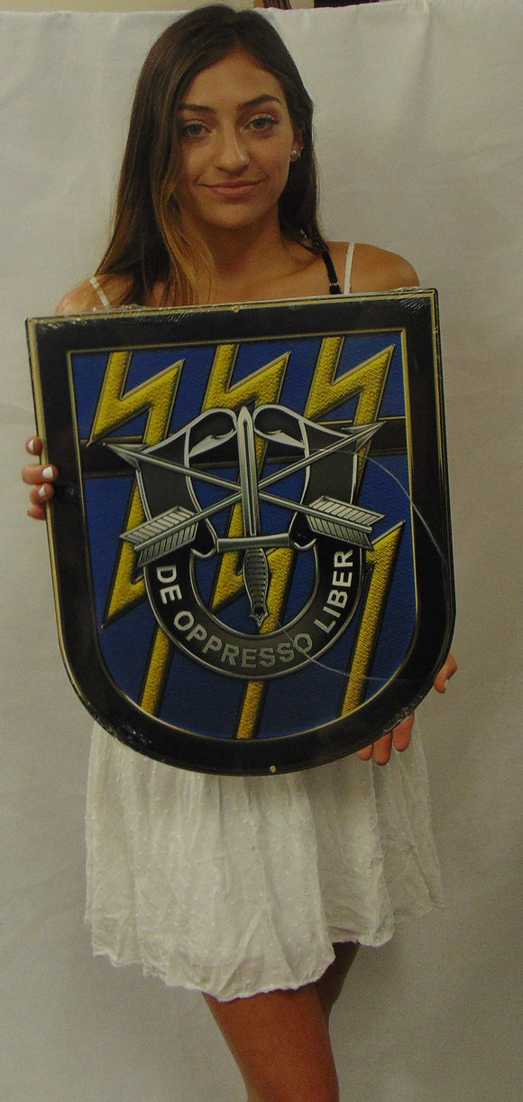 12th Special Forces Group All Metal Sign