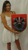 7th Special Forces Group - Metal Sign 15 x 18" Flat Satin