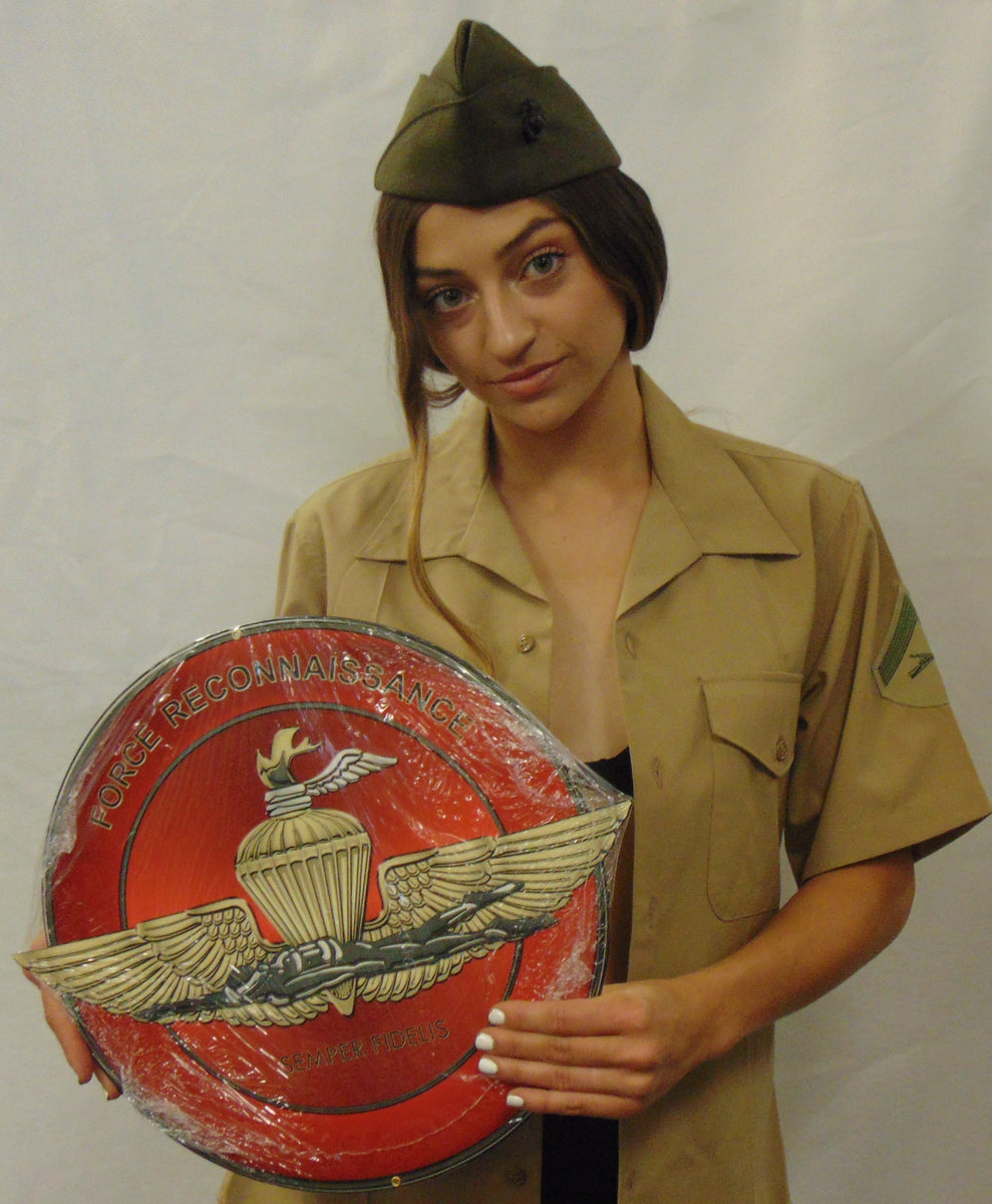 USMC FORCE RECONNAISSANCE Metal Sign- All Metal Sign 14 x 15