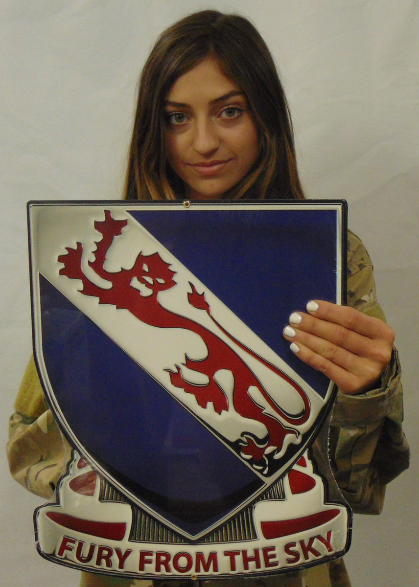 508th Airborne Parachute Infantry Regiment (Fury) Metal Sign 13 x 16 ...