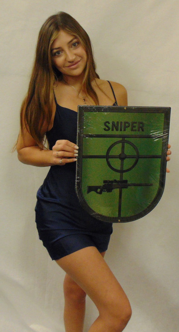 Sniper Metal Sign 13 x 18