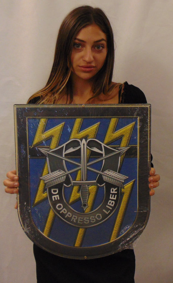 12th Special Forces SF Group all metal Sign 15 x 18