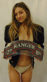 2nd Ranger Battalion Tab Metal Sign- All Metal Sign 17 x 9"