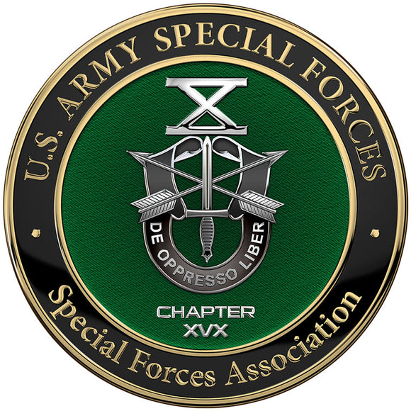 Special Forces Association All Metal Sign With Your Association Number On It