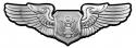 Air Force Officer's Aircrew Basic Wings all Metal Sign (Large) 16 x 5