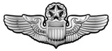 Air Force Command Pilots Wings all Metal Sign (Large) 17 x 8"
