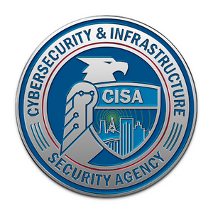 Seal of the Cybersecurity and Infrastructure Security Agency 14" Round