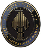 United States Special Operations Command (USSOCOM) and subordinate Special Operations Commands (SOCs) all Medal sign