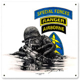 Special Forces Diver by Red Anchor Art - Metal Sign