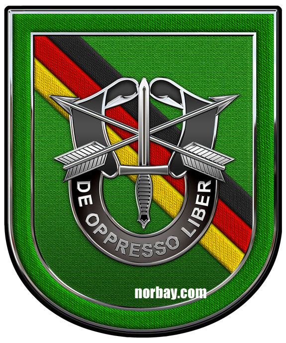10th Special Forces SF (Europe) Group all metal Sign 15 x 18