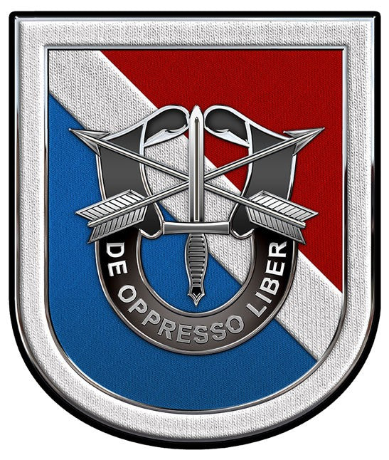 11th Special Forces (SF) Group Airborne all metal Sign 15 x 18