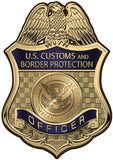 US Customs and Border Protection Agent All Metal Sign