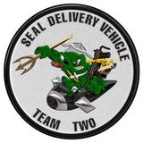 Naval Special Warfare Unit SEAL Delivery Vehicle Team Two All Metal Sign