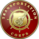 US ARMY TRANSPORTATION CORPS All Metal Sign