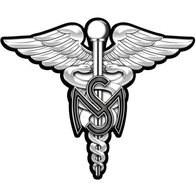 US ARMY MEDICAL SERVICES CORPS INSIGNIA All Metal Sign