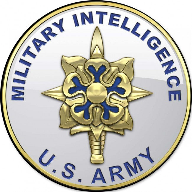 US ARMY MILITARY INTELLIGENCE All Metal Sign – Made In America Signs