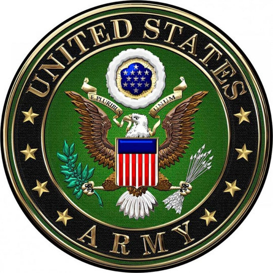 US Army Emblem All Metal Sign – Made In America Signs