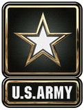 U.S. Army Logo Star All Metal Sign