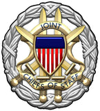 Joint Chiefs of Staff Badge All Metal Sign 15 x 16" Round