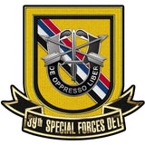 39th Special Forces Detachment (SF) Group Airborne all metal Sign 18 x 19"