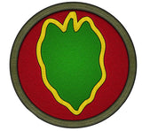 24th Infantry Division 14" Round Metal Sign