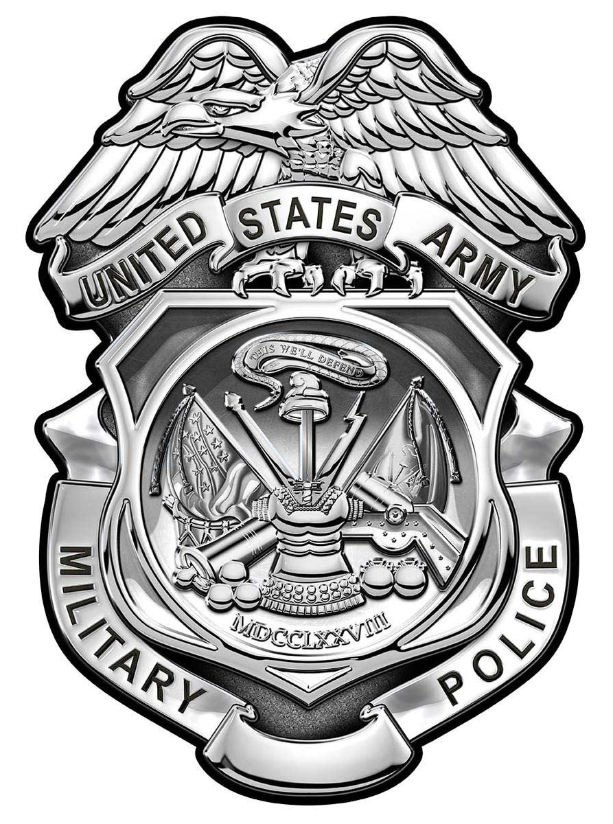 U.S. Army Military Police Metal Sign 12 x 16
