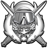 Special Operations Master / Instructor / Supervisor Combat Diver all metal Sign  11 x 11"