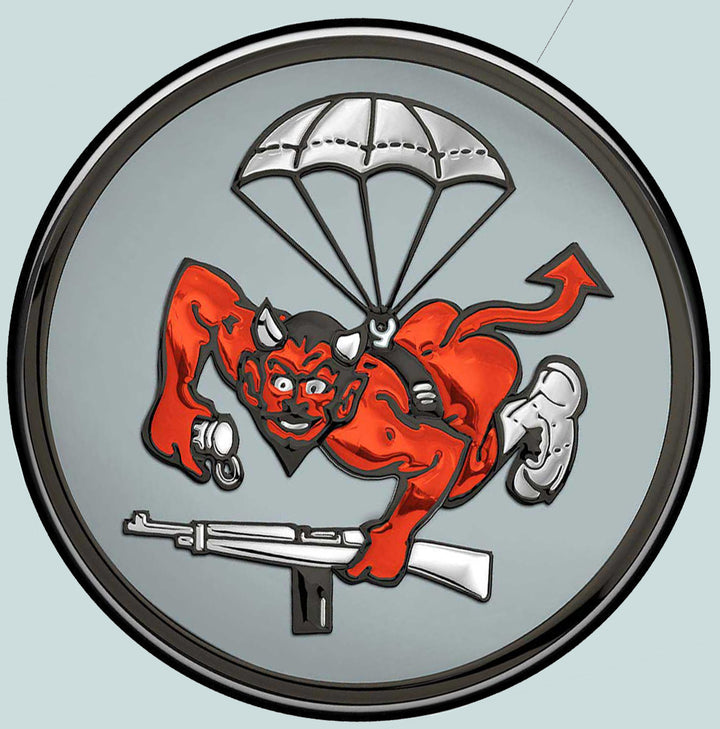 508th Parachute Infantry Regiment (Devil) Airborne Metal Sign 14