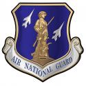 Air National Guard All Metal Sign 15 x 15"