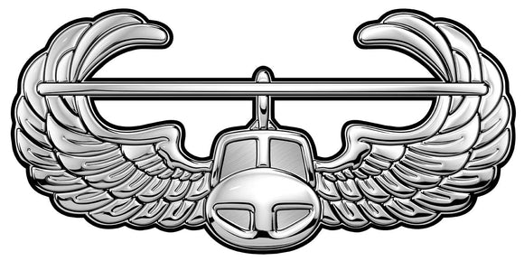 Army Airborne Air Assault Badge All Metal Sign (Large) 18 x 9
