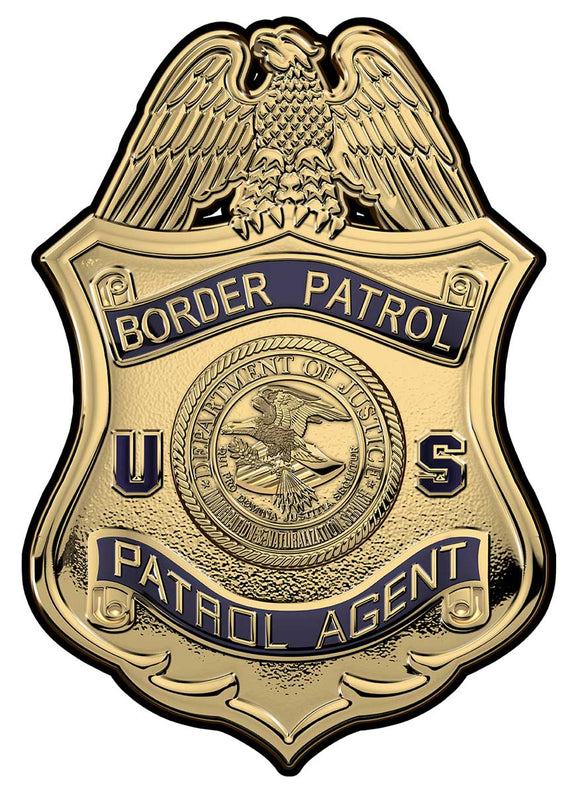 UNITED STATES BORDER PATROL AGENT (Old School) all Metal Sign 12