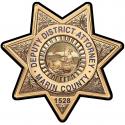 Marin County DEPUTY DISTRICT ATTORNEY Badge All Metal Sign