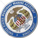 Merchant Marines Academy Seal all metal Sign 14" Round