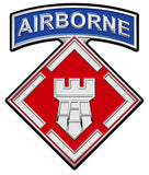 20th Engineer Brigade Airborne All Metal Sign 14 x 16"