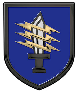 Mobile Strike Force Command Mike Force IV CORPS All Metal Sign (Small) 6 x 7"