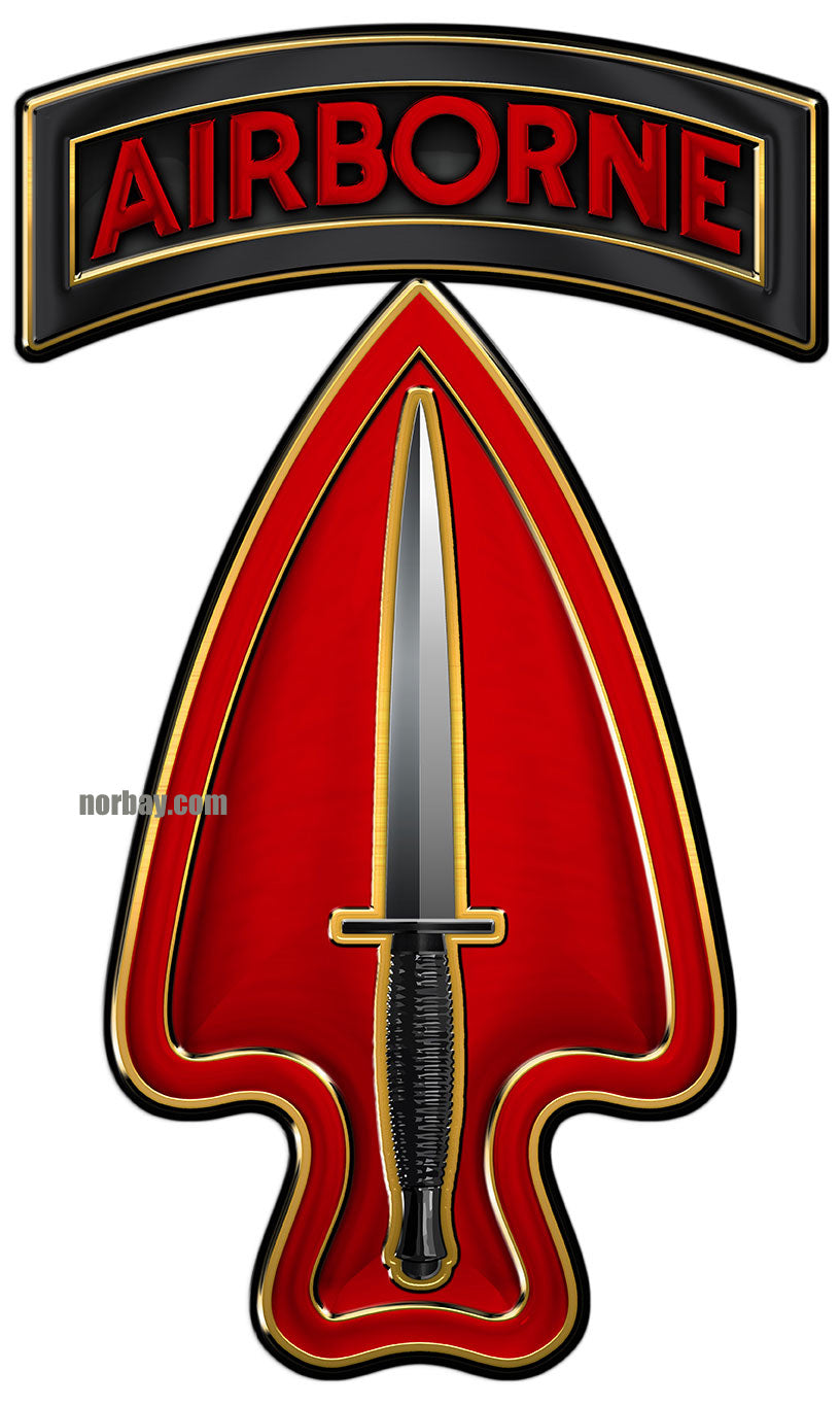 thumbnail image 2 of Rep Your Unit! US Army Special Operations Command Sticker – Airborne, Fort Bragg, USASOC Vibes 2 of 14