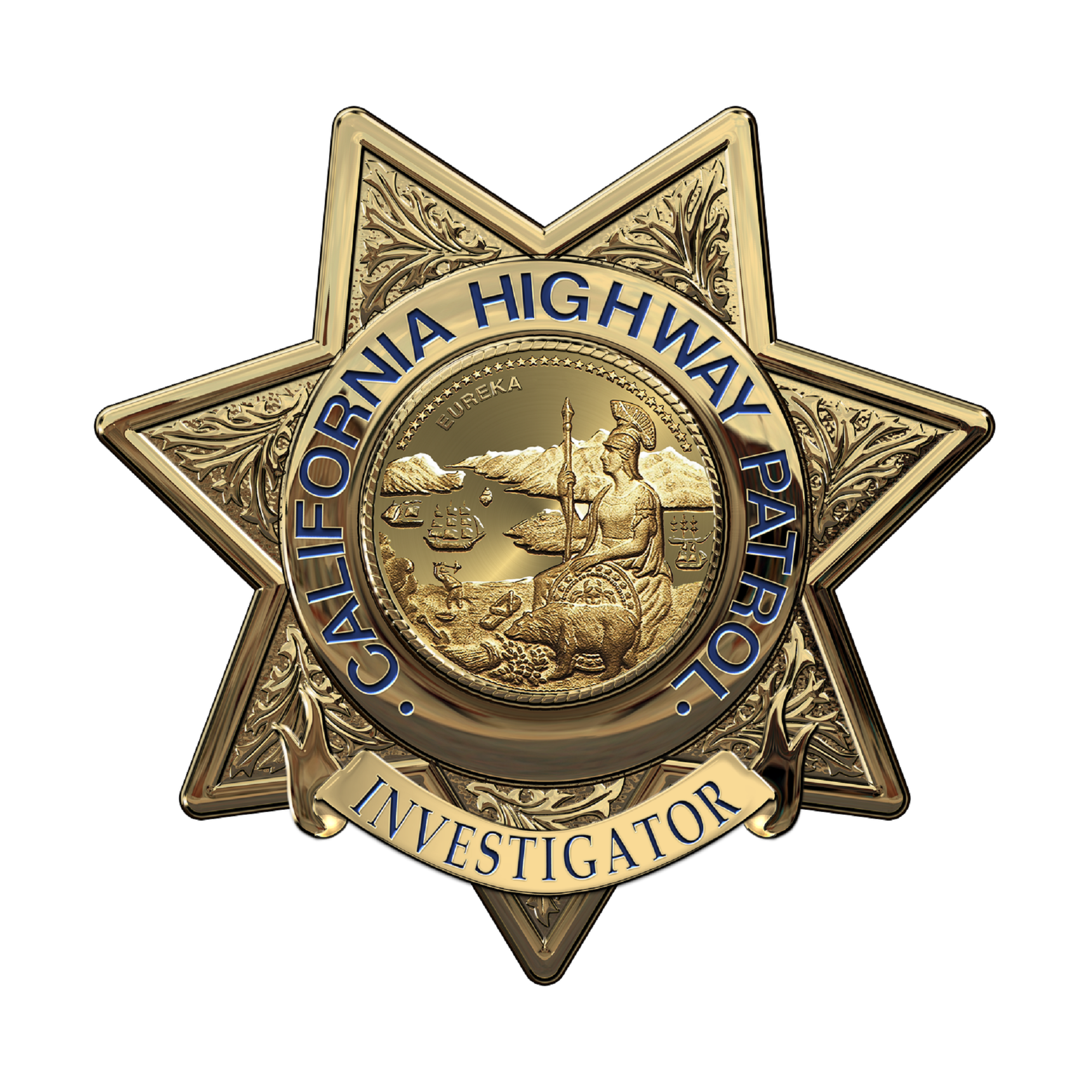 コスプレ小物 CHP SERGEANT BADGE US CHP SERGEANT Badge California Highway Patrol Replica
